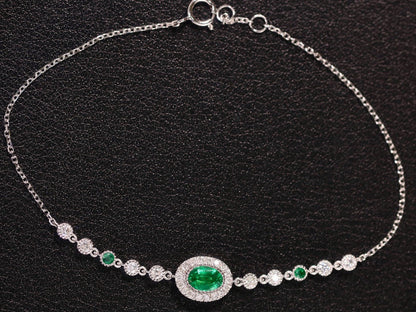 Natural Emerald Bracelet