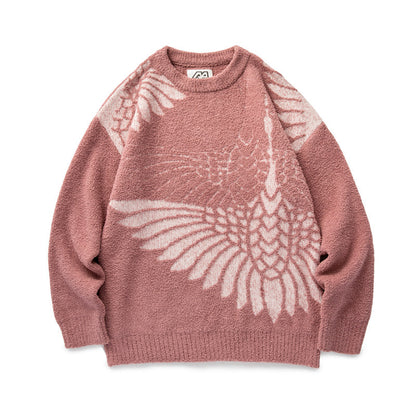 Crane Guochao Jacquard Sweater