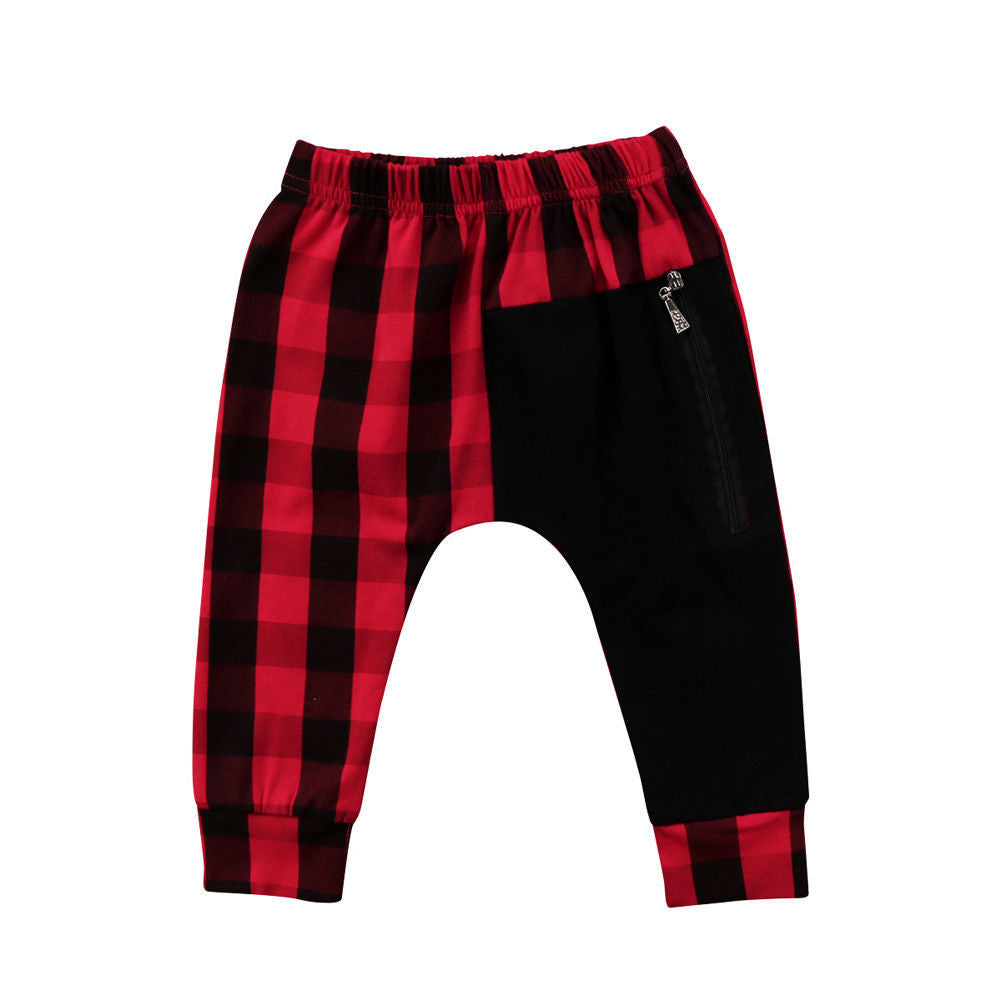 Pudcoco Plaid Bottom