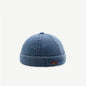 denim melon hat