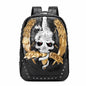 3D embossed skelly Backpack