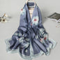 Spring Autumn And Winter All-match Thin Long Silk Scarf