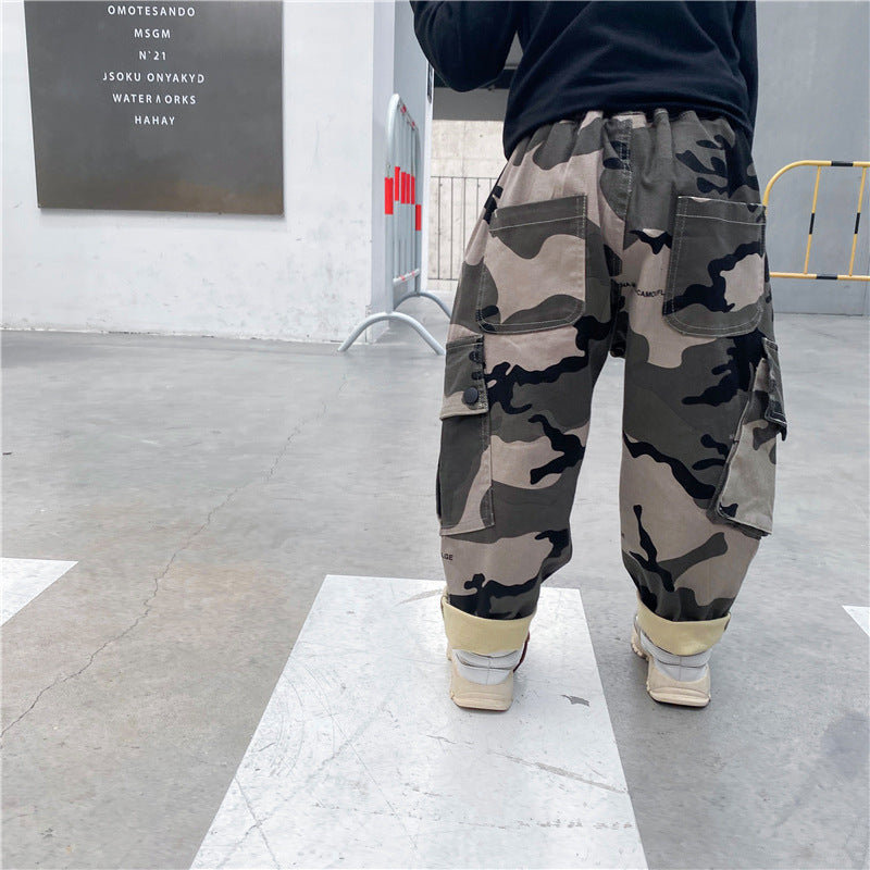 camouflage trousers