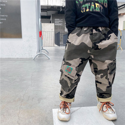 camouflage trousers