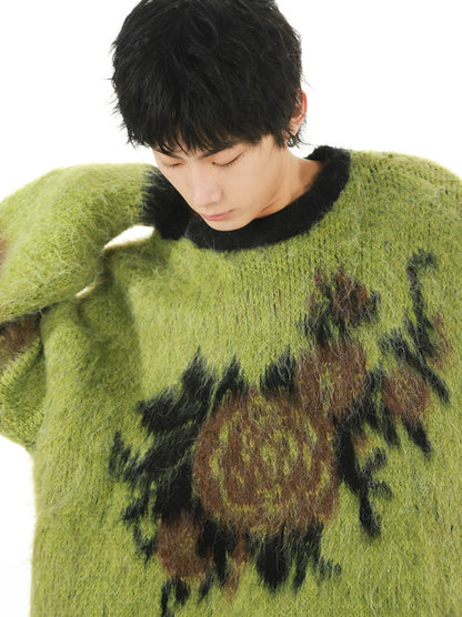 Jungle Rose Mohair Knit