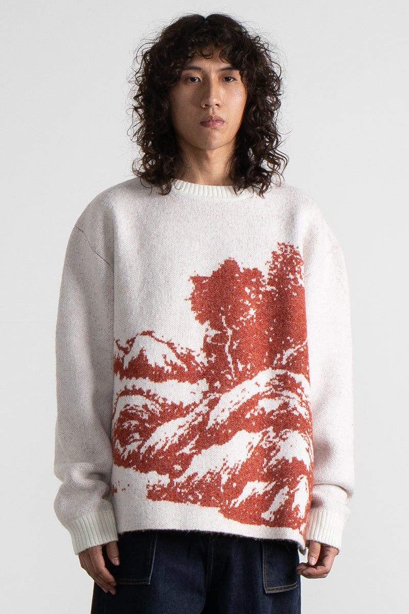 Landscape Pattern Sweater