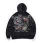 God Beast embroidered hoodie