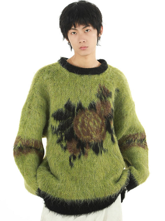 Jungle Rose Mohair Knit