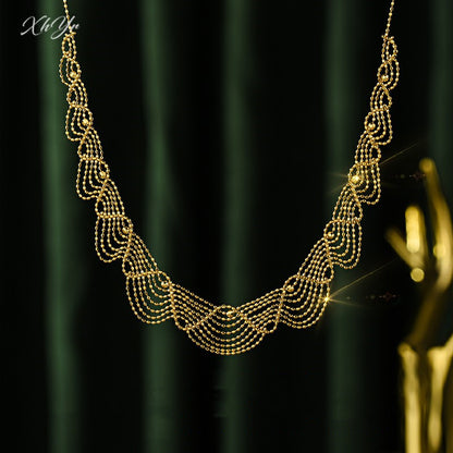 Gold lace Necklace