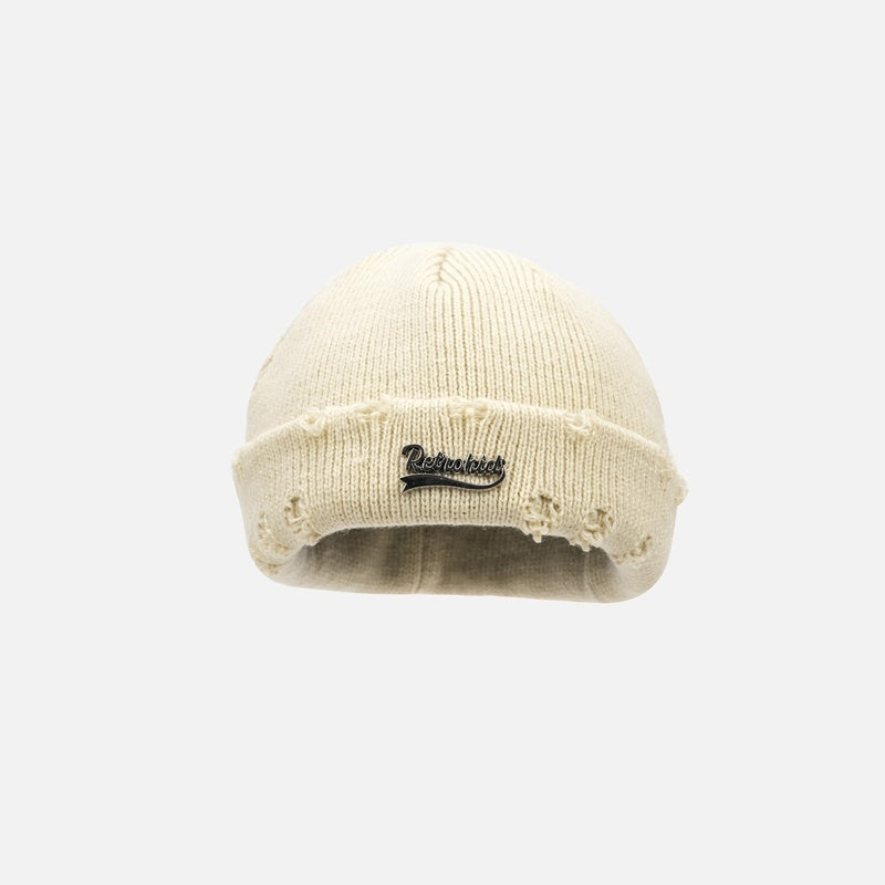 Ripped Woolen Cap