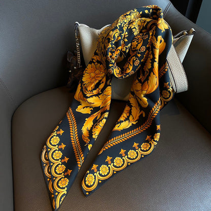 Golden Swallowtail  Silk Scarf