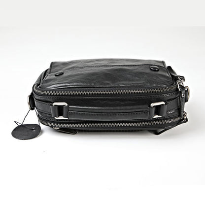 Leather Multi Compartment Shoulder Bag