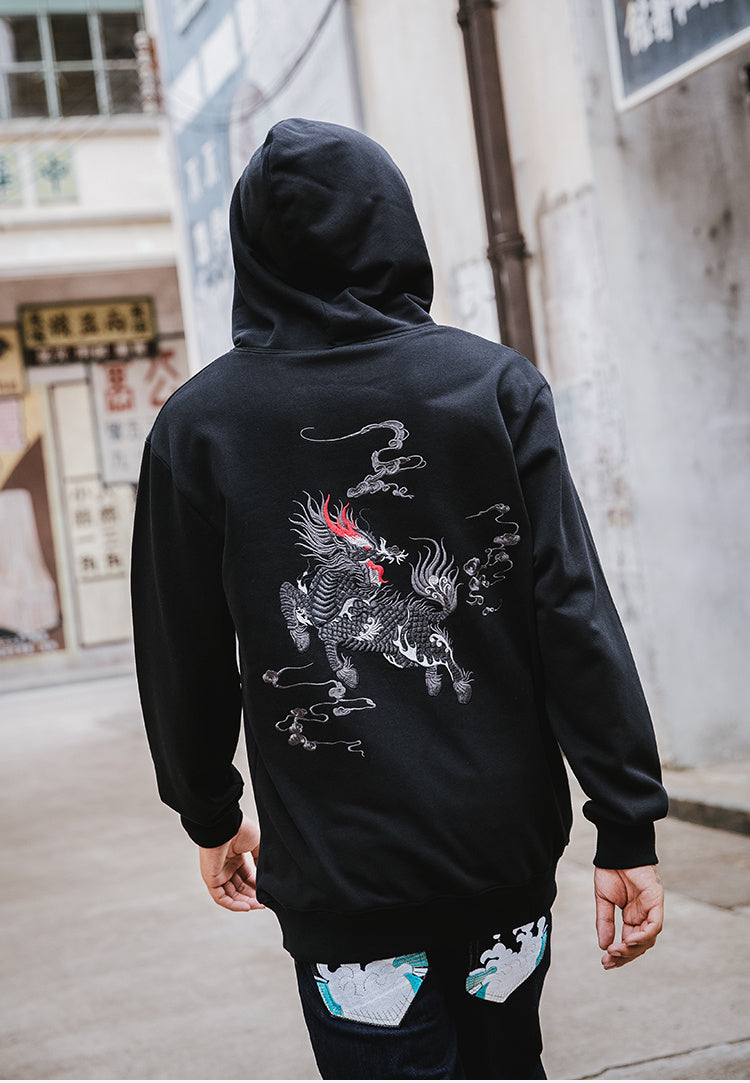 Unicorn embroidered sweatshirt