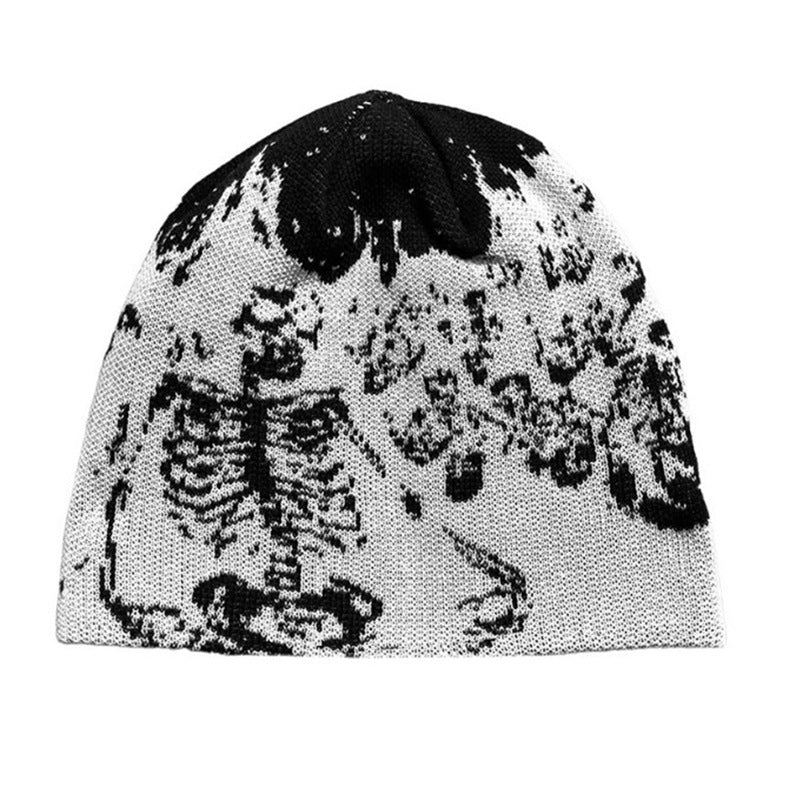 Burning skelly beanie