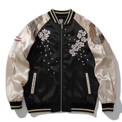 Suzaku Embroidered Jacket Men's And Women's Coat Yokobe