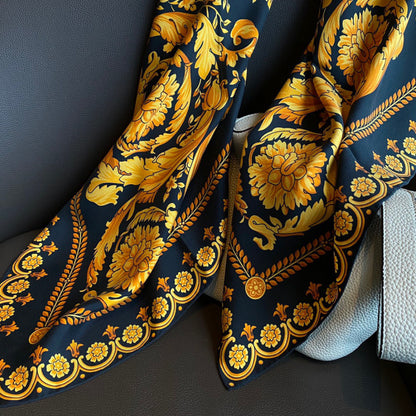 Golden Swallowtail  Silk Scarf