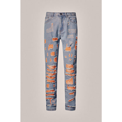 Destruction Beggar Style Jeans