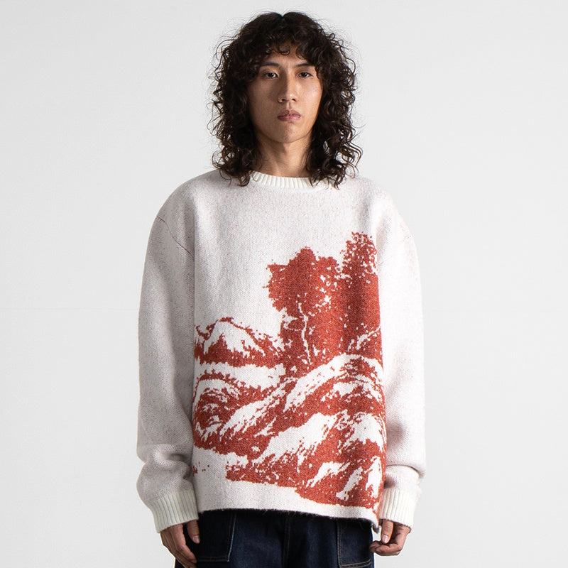 Landscape Pattern Sweater