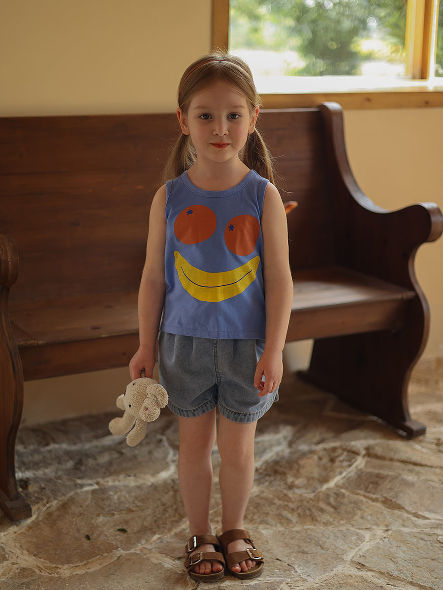 Kindergarten Versatile Denim Shorts