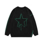 Star Design Knitted Sweater