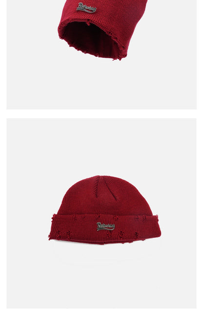 Ripped Woolen Cap