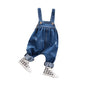 baby denim suspenders