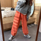 Street Style School Outfit Orange Jogger Ideas Harem Pants