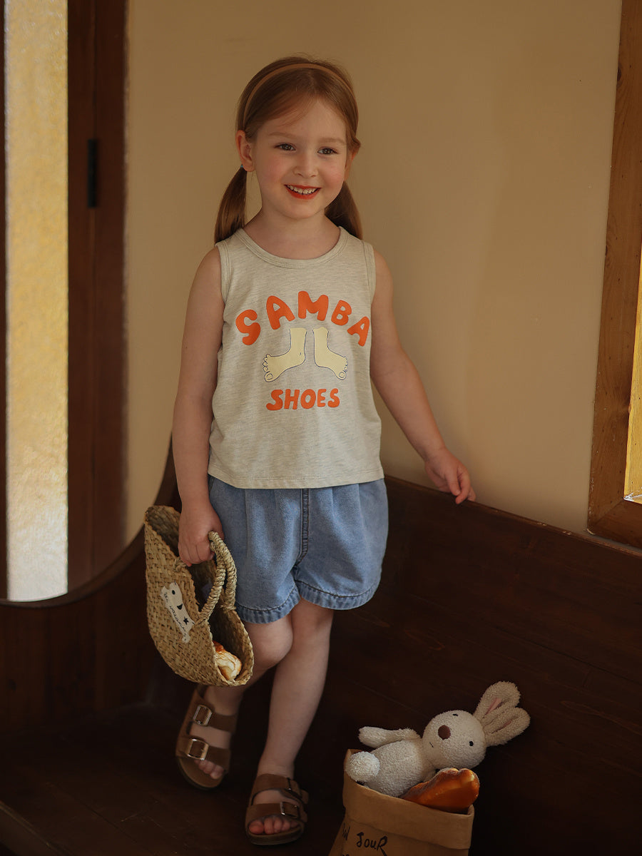 Kindergarten Versatile Denim Shorts