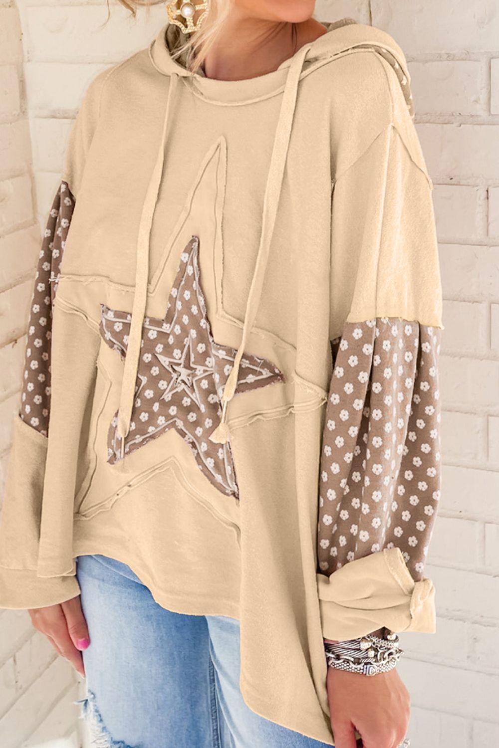 Patchwork Star Hoodie