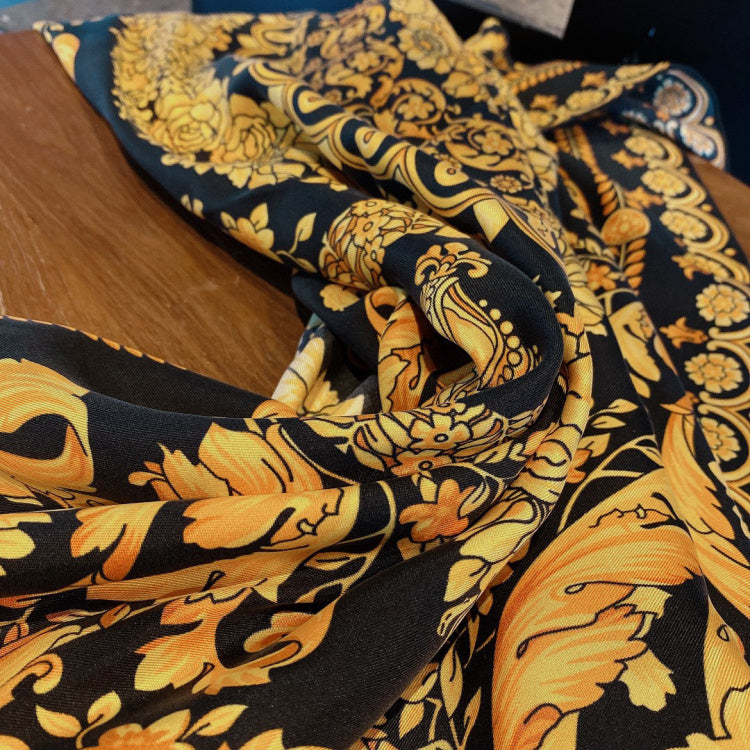 Golden Swallowtail  Silk Scarf