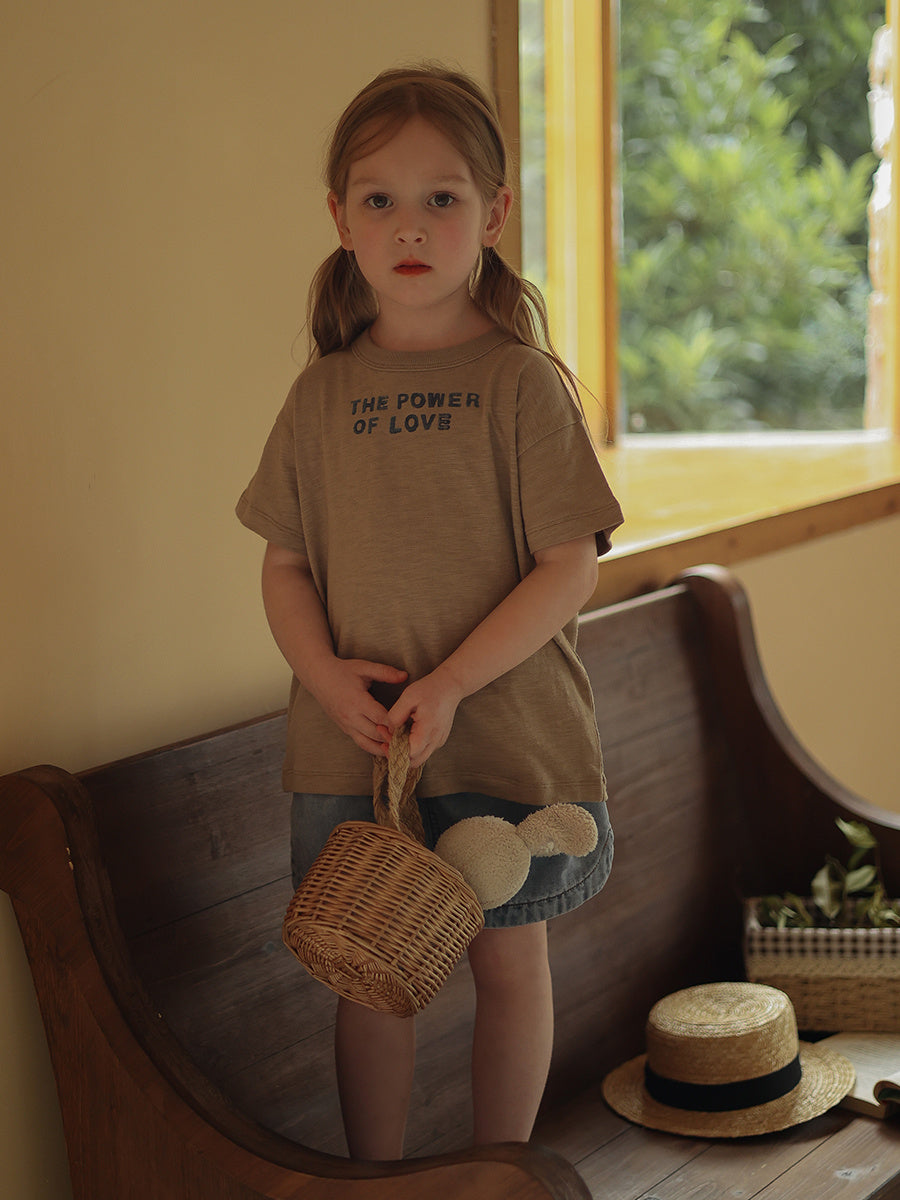 Kindergarten Versatile Denim Shorts