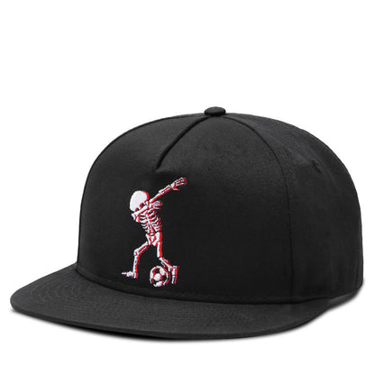 Embroidered dabbing skelly Hat