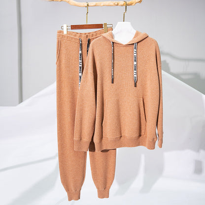 Tibetan Sheep Fallwinter Hoodie Cashmere Suit