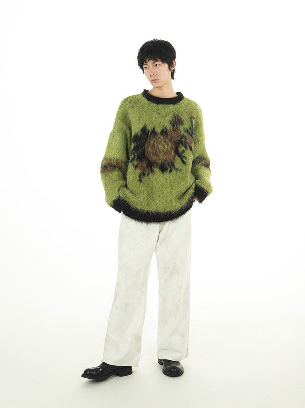 Jungle Rose Mohair Knit