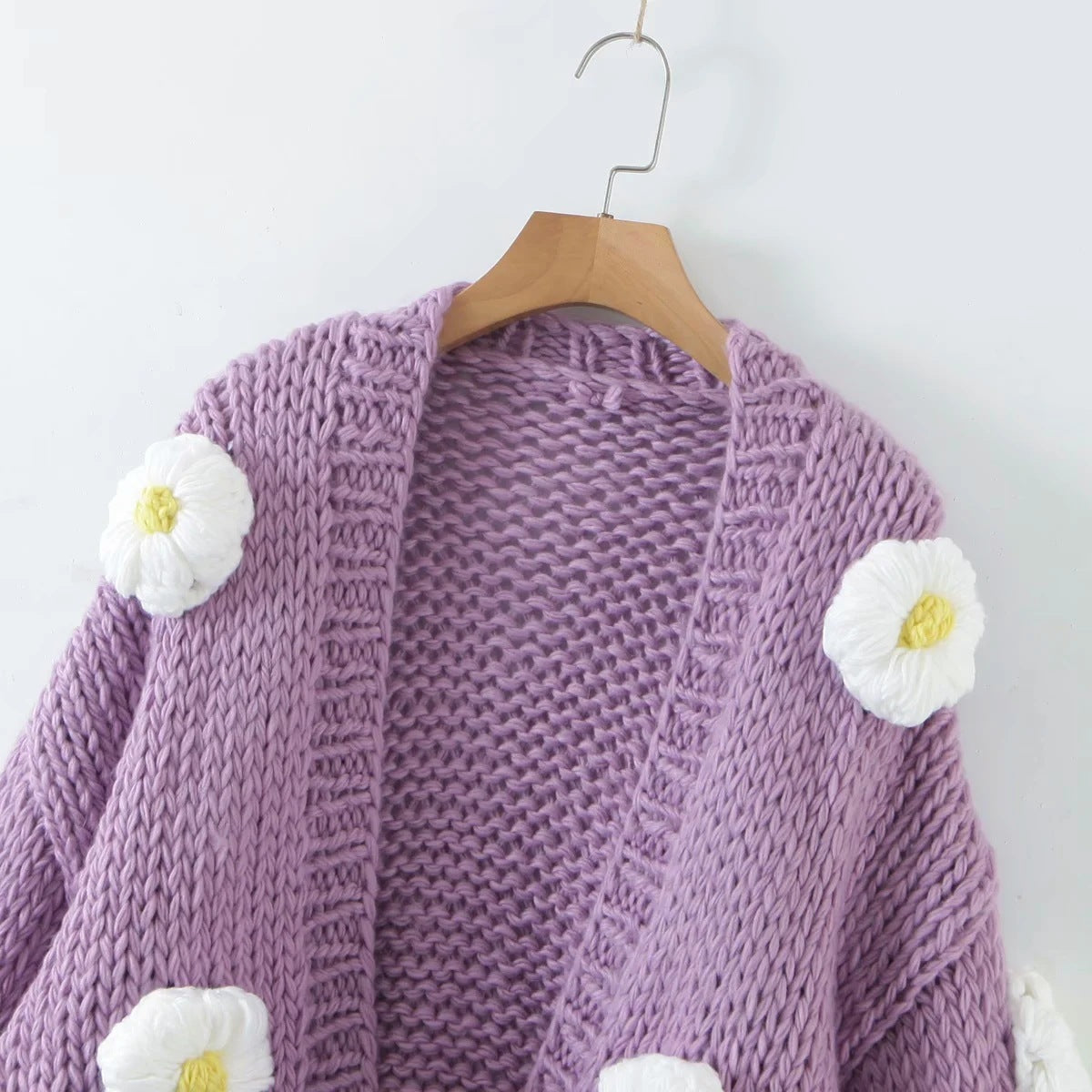 Daisy Crocheted Cardigan