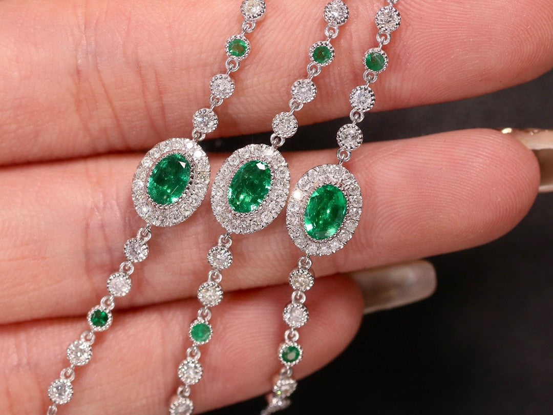 Natural Emerald Bracelet