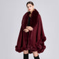 Fur Collar Cape