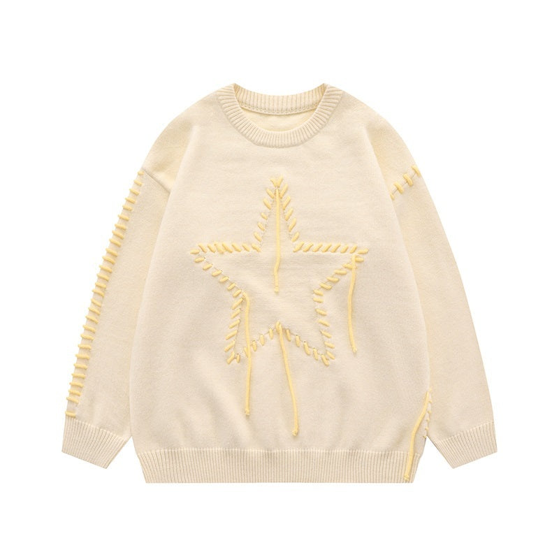 Star Design Knitted Sweater