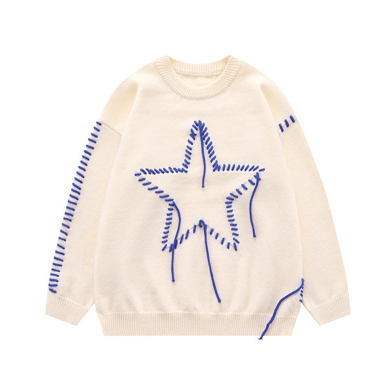 Star Design Knitted Sweater