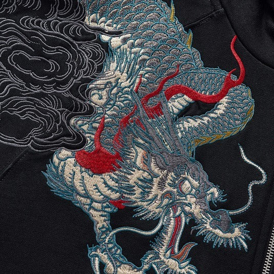 God Beast embroidered hoodie